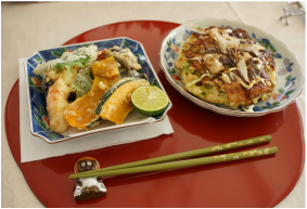 Tempura and Okonomiyaki Class